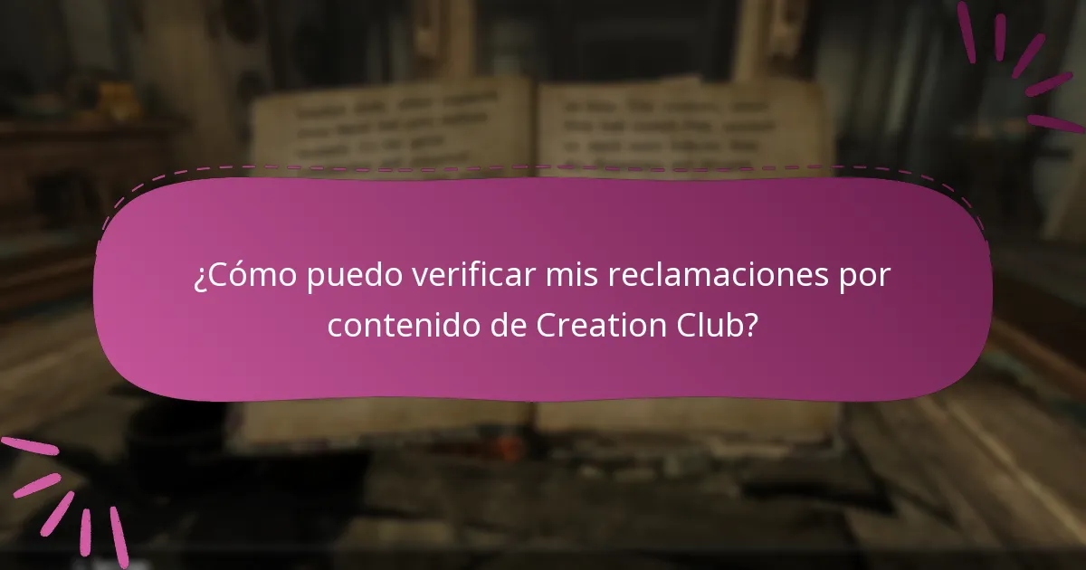 ¿Qué contenido está disponible a través de Creation Club?