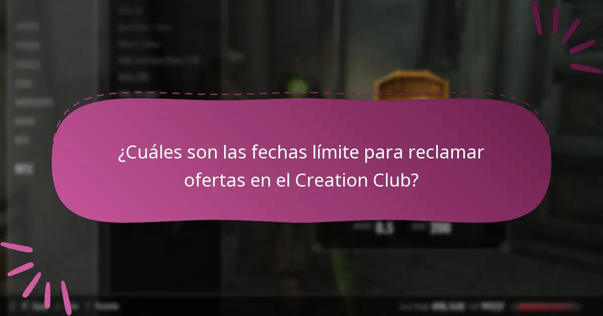 ¿Cuáles son las ofertas estacionales actuales en el Creation Club?