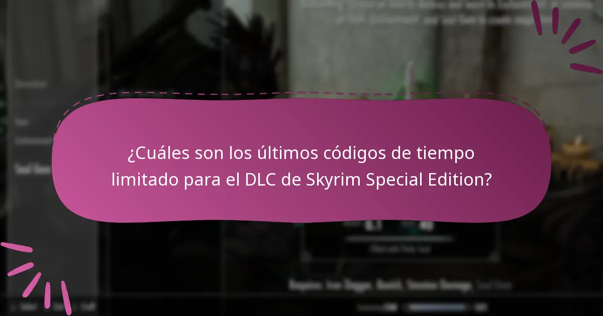 ¿Cómo reclamo mi código de DLC de Skyrim Special Edition?