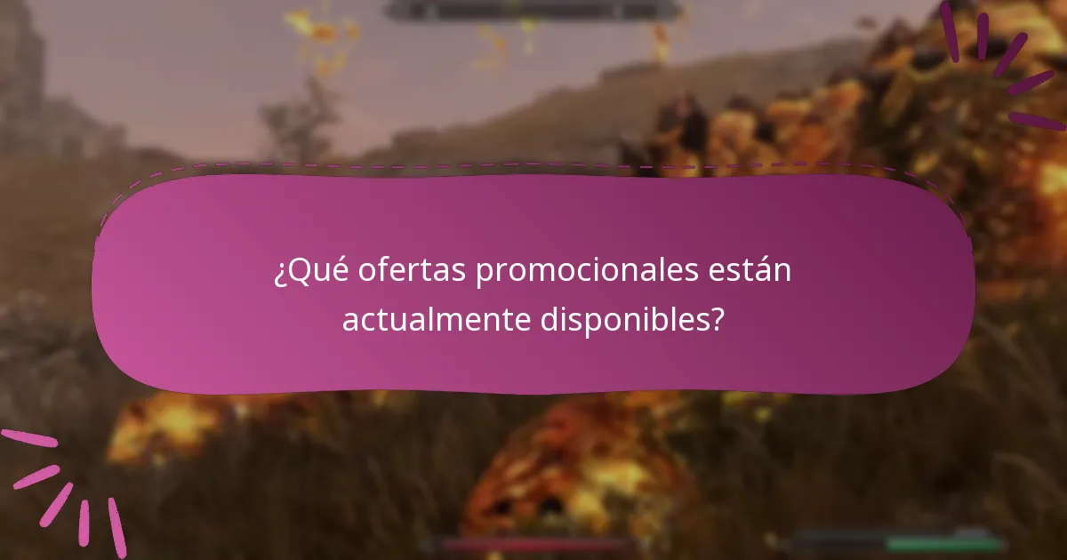 ¿Qué ofertas promocionales están actualmente disponibles?